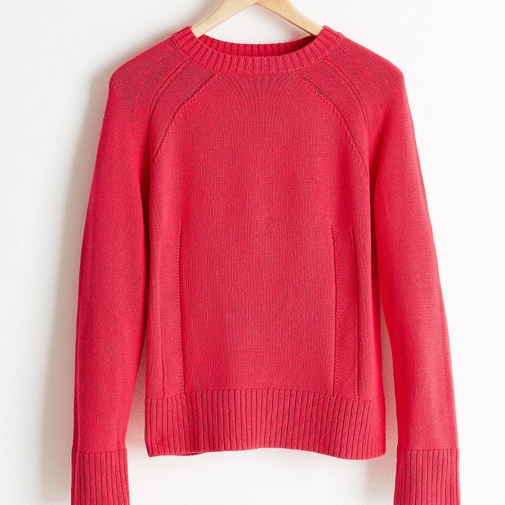 Ladies' Ribbed Sweater FUCHSIA (LYK-005)